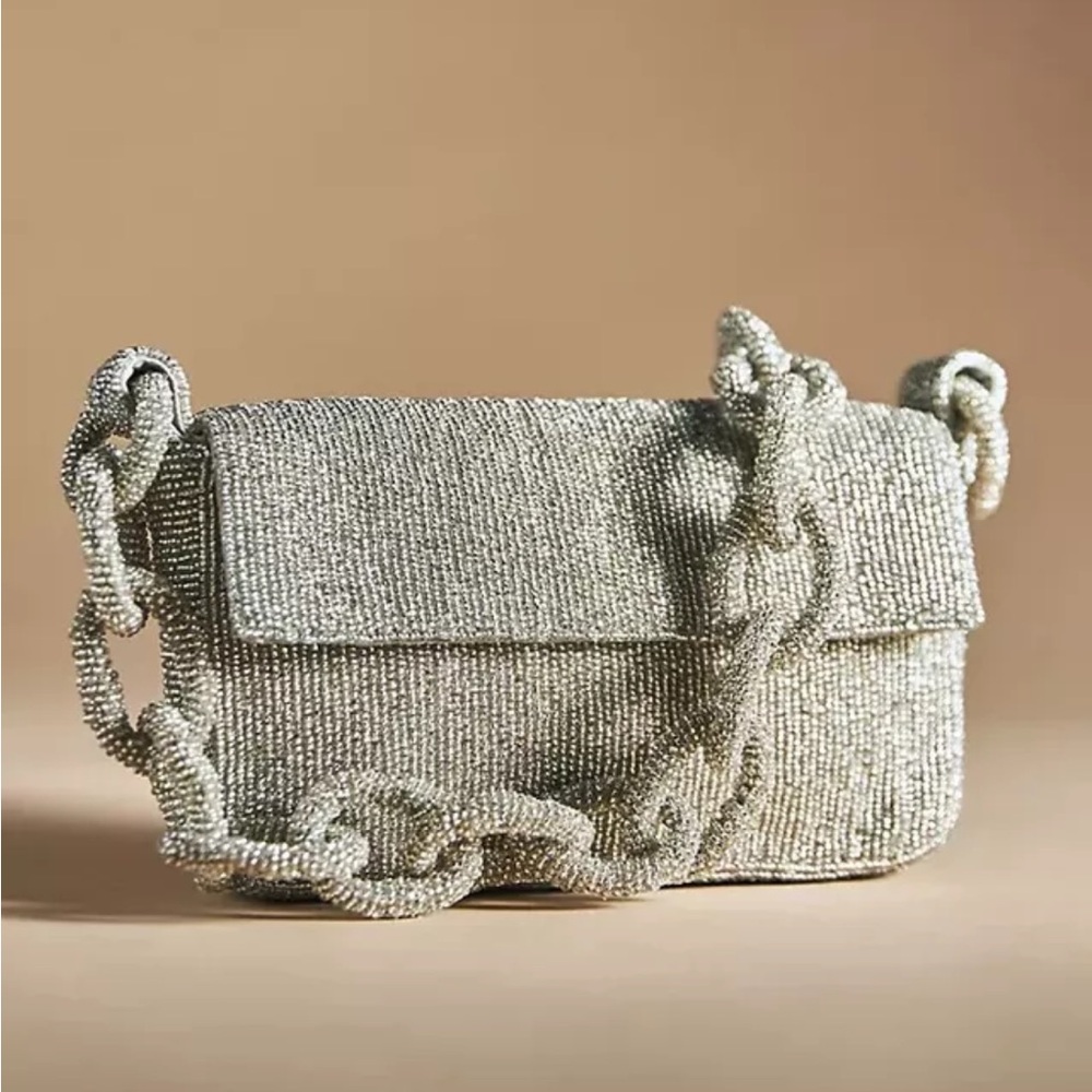 NWOT Anthro Beaded Purse